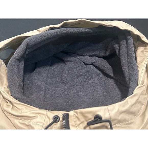 Bench UK Winter Hooded Tan Jacket Removable Inner Gray Hoodie NWT - Size L (10) - Picture 7 of 16